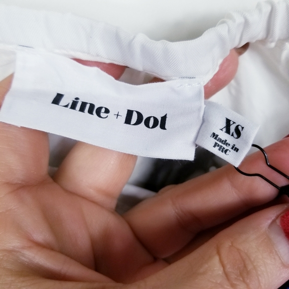 Anthropologie Line & Dot Sm Top Bohemian peasant Overlay Fairy - Picture 7 of 8